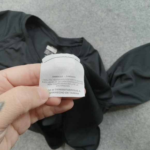 Nike Shirt Womens Medium Black Long Sleeve NikeFIT Dry Running Athletic Top - Picture 5 of 10